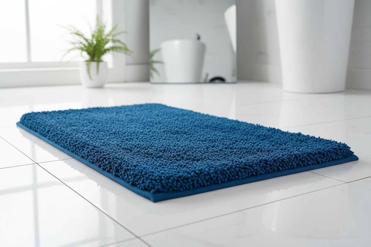 Blue Bath Mat
