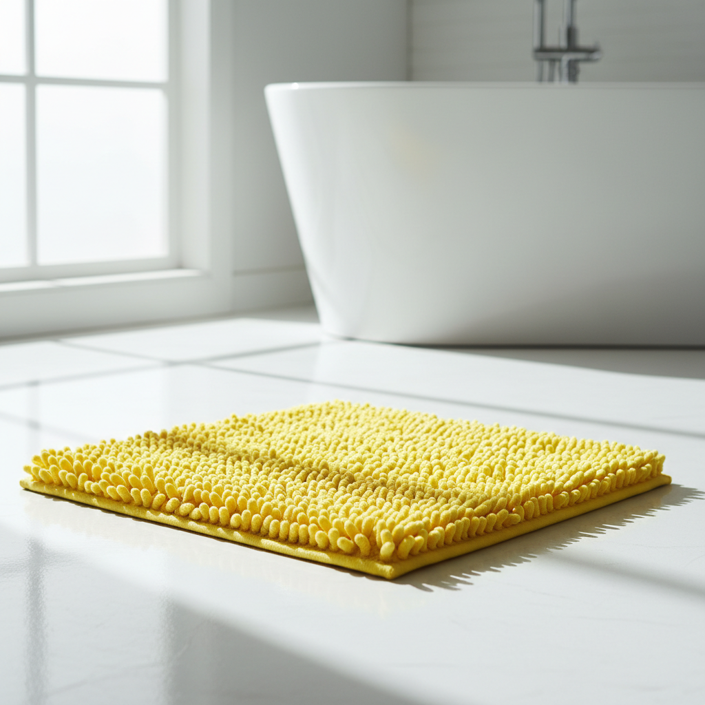 Yellow Bath Mat