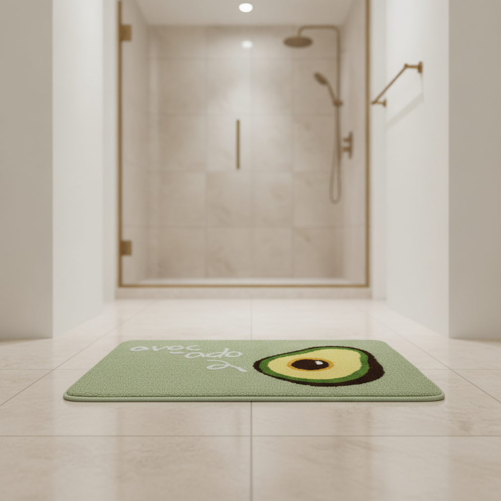 Avocado Bath Mat