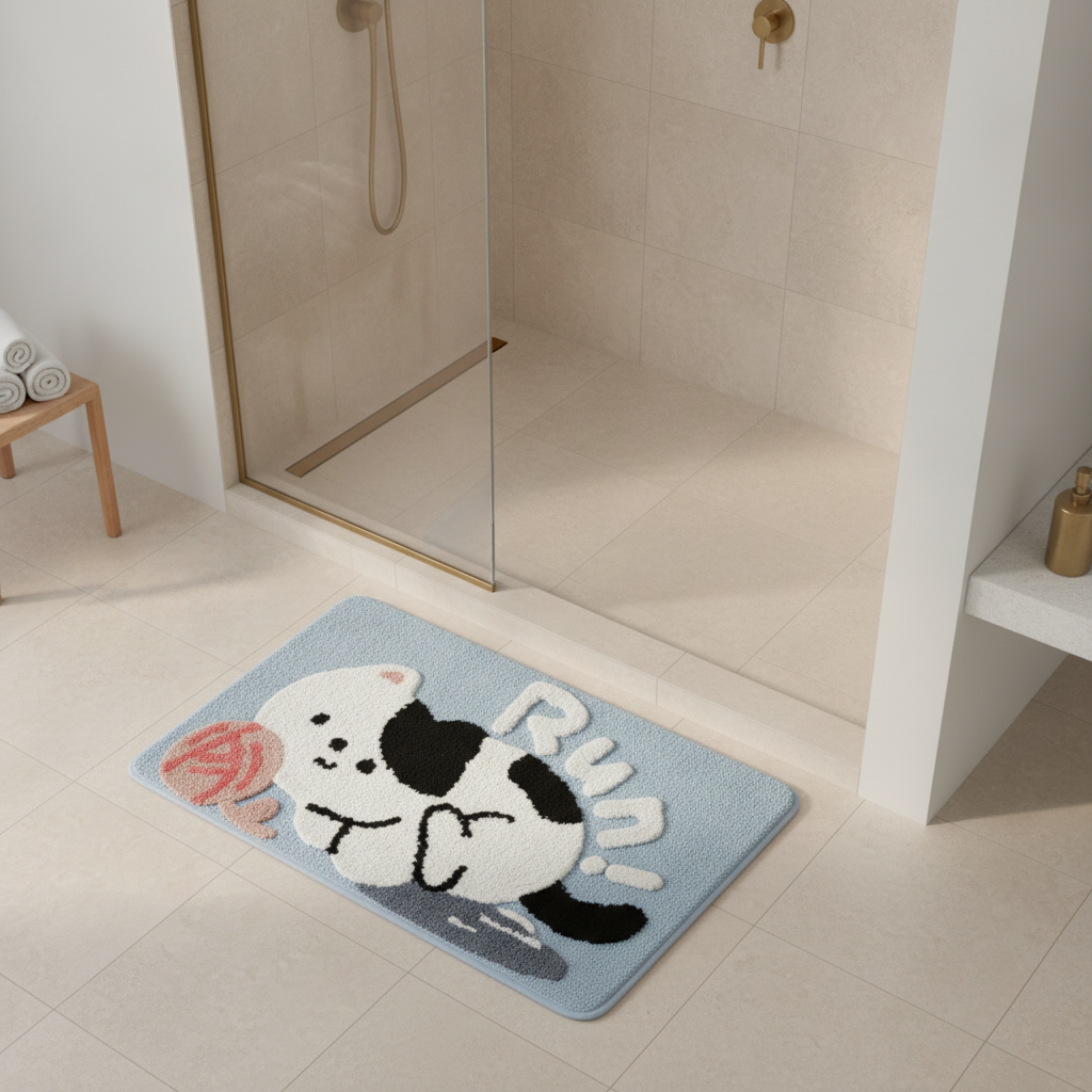 Cat Bathroom Rug
