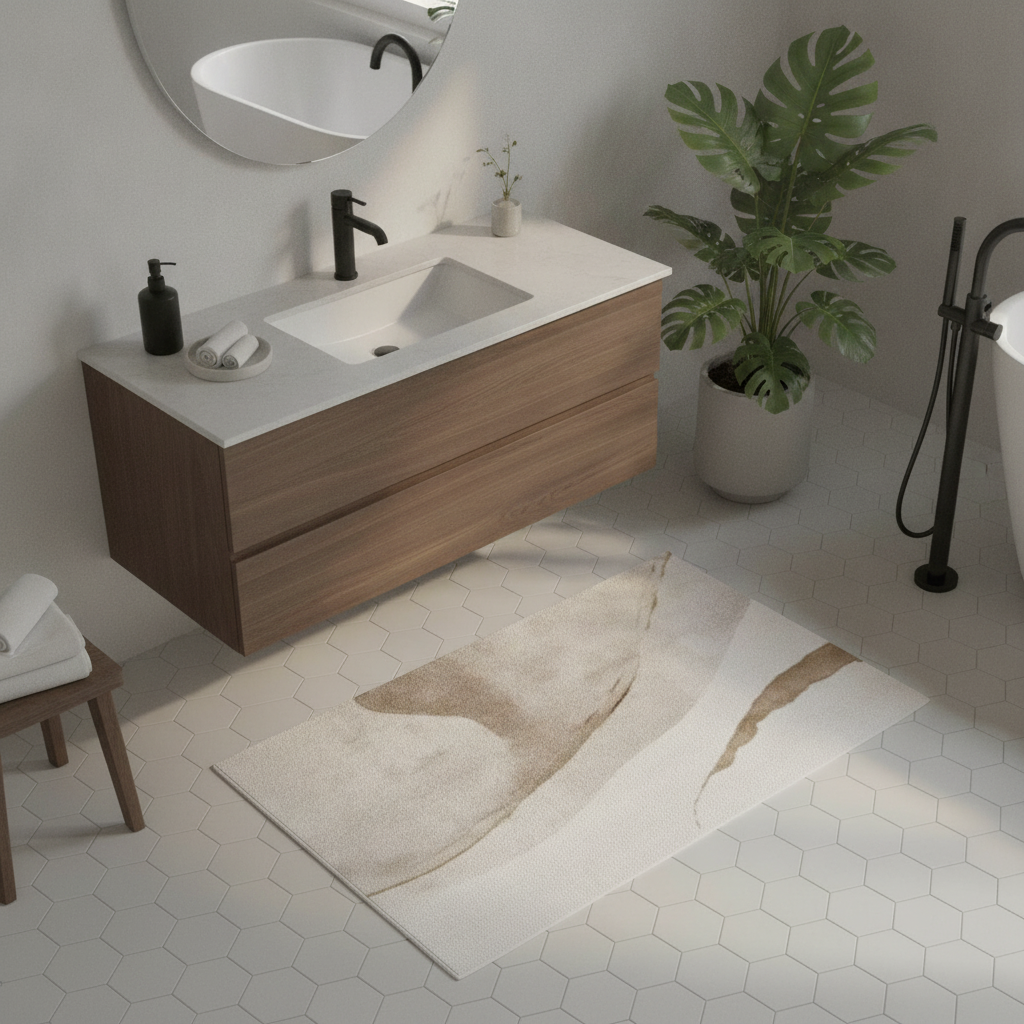 Modern Bathroom Rug