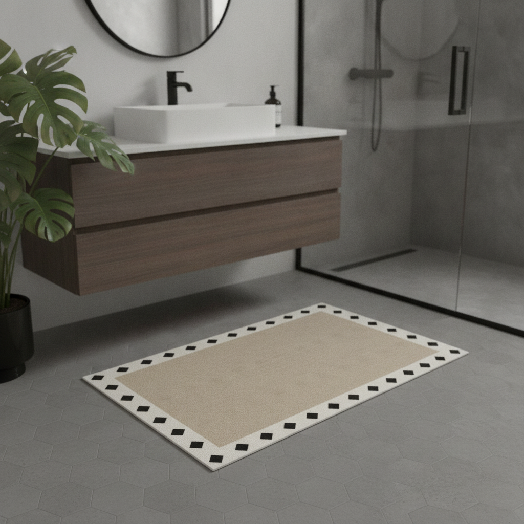 Diatomite Design Bath Mat