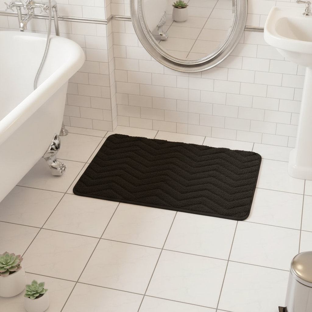 Pattern Geometric Bath Mat