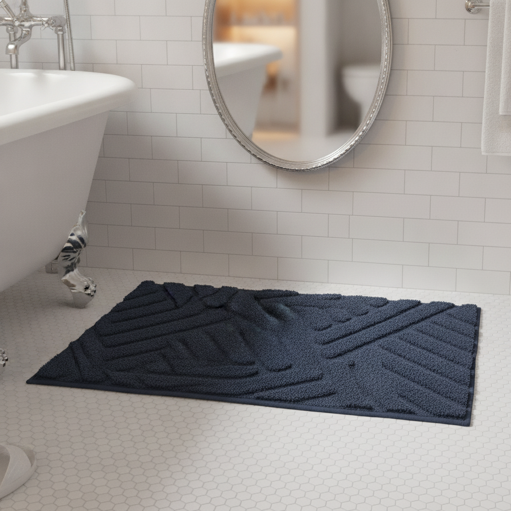 Large Design Bath Mat
