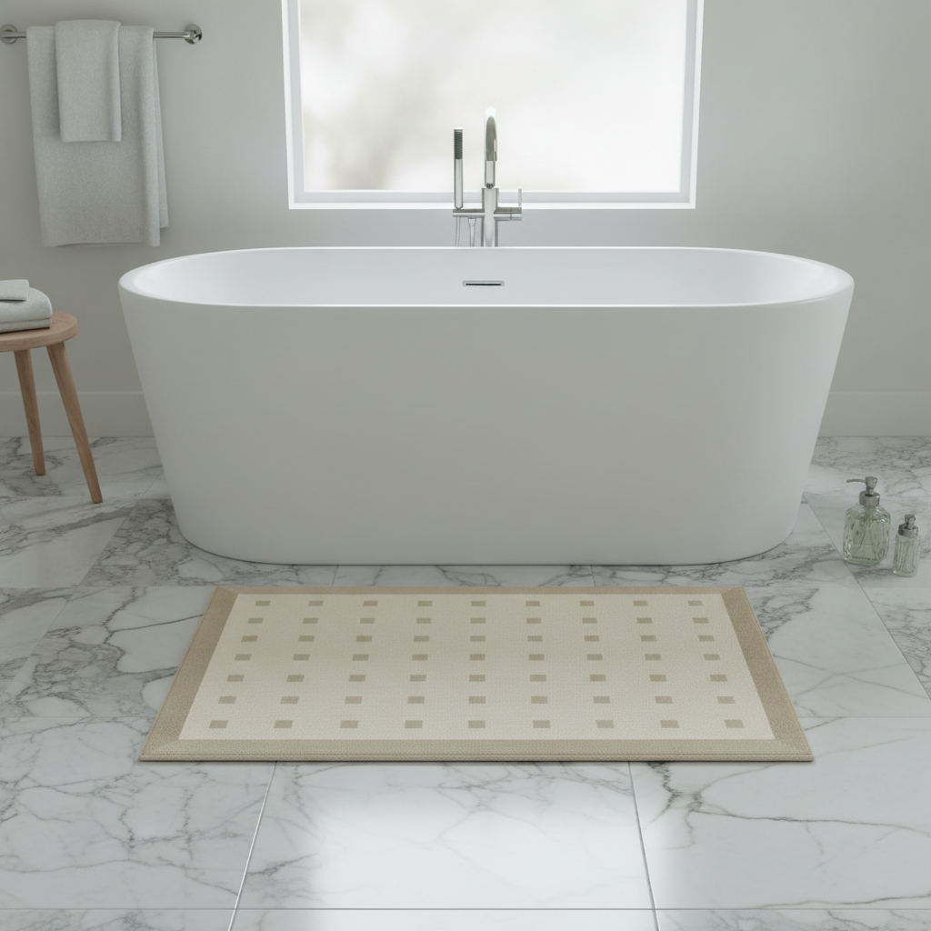 Diatomite Classic Design Bath Mat
