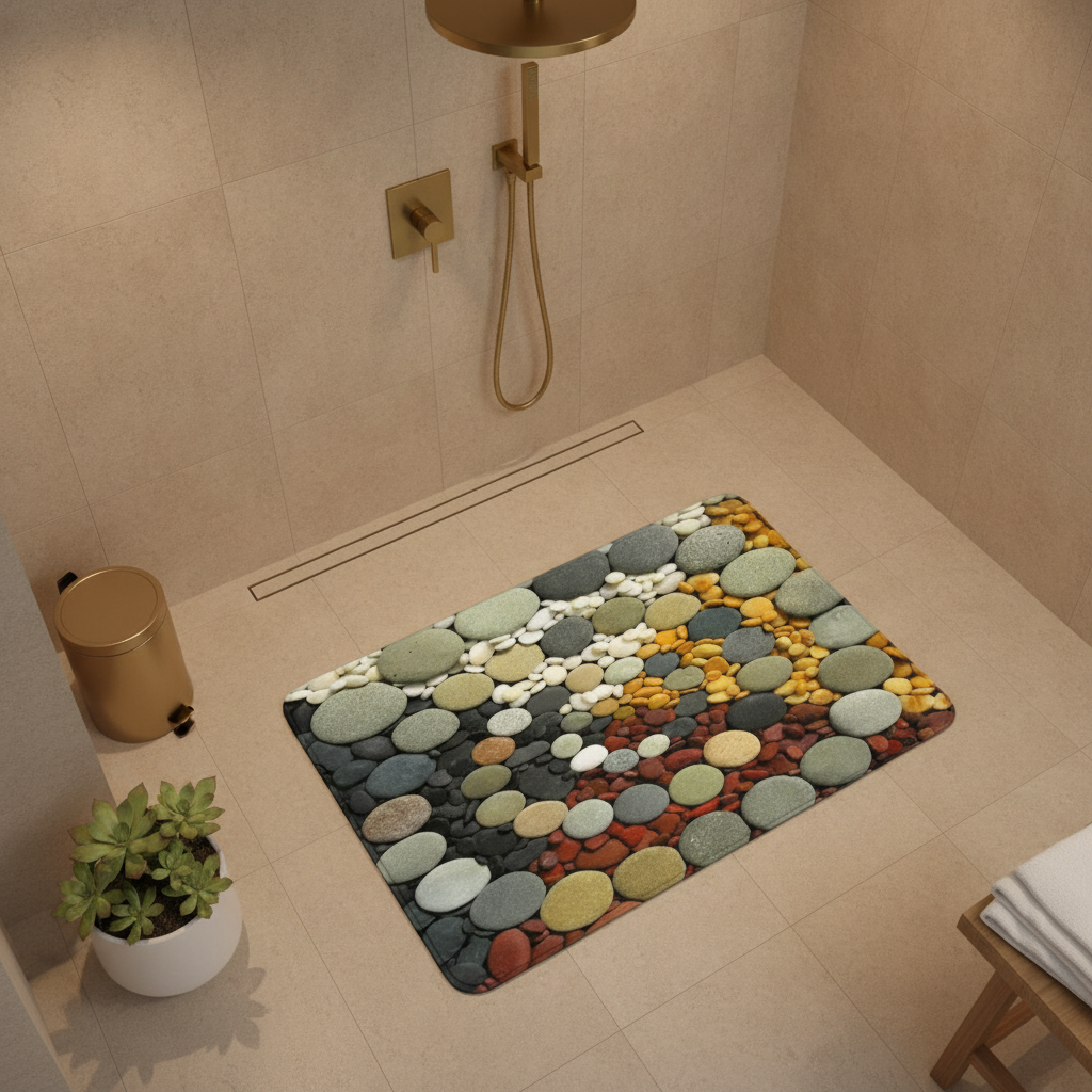 Pebble Bathroom Rug