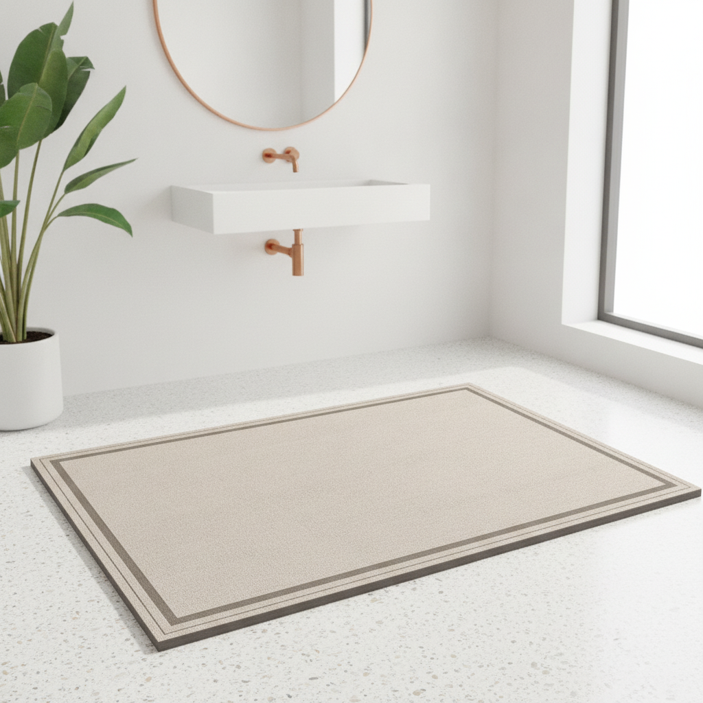 Diatomite Large Size Bath Mat