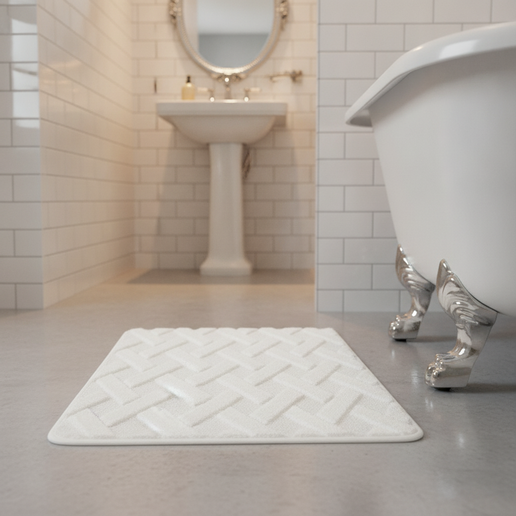 Pattern Geometric Bath Mat
