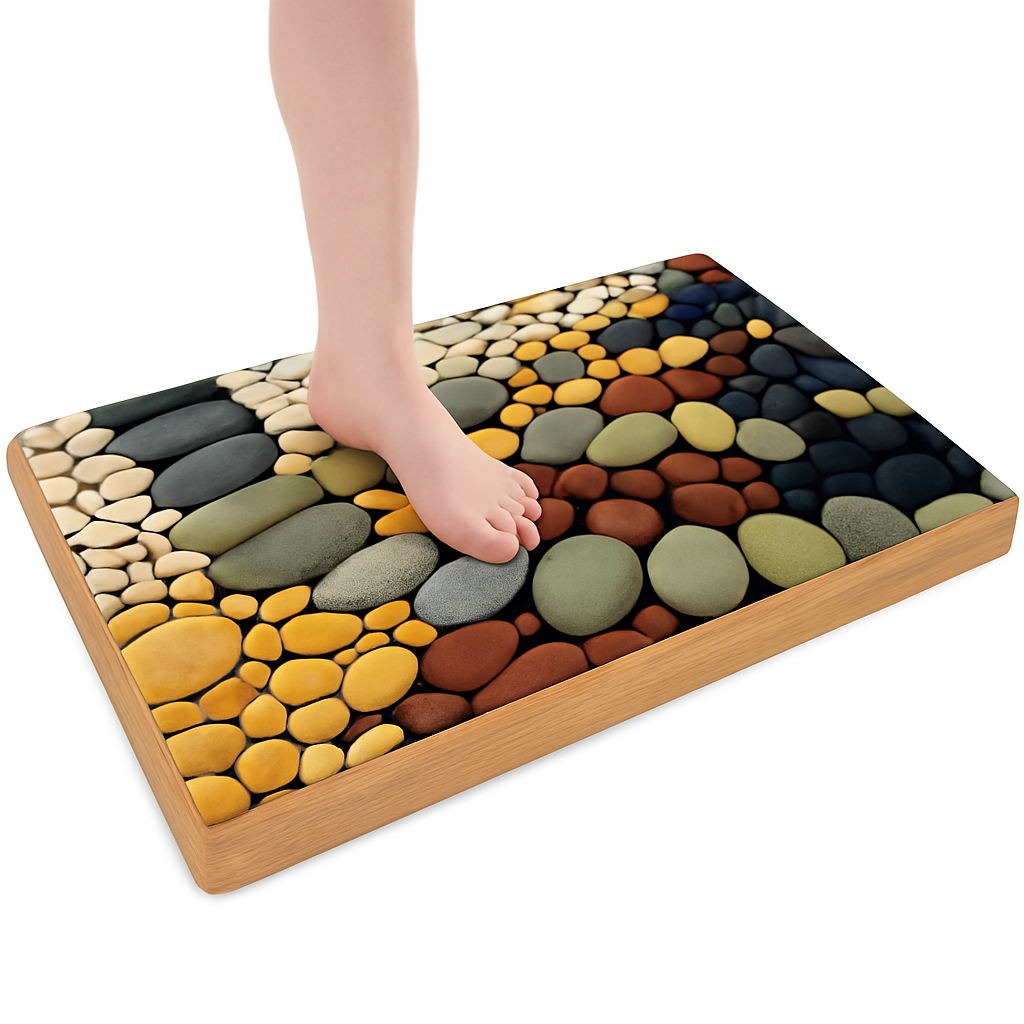 Pattern Galets Bath Mat