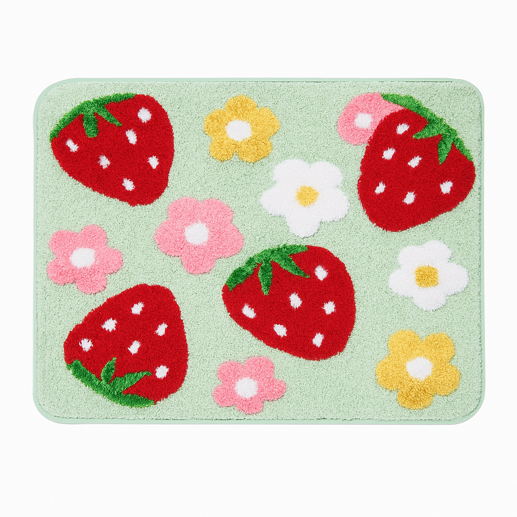 Strawberry Bath Mat