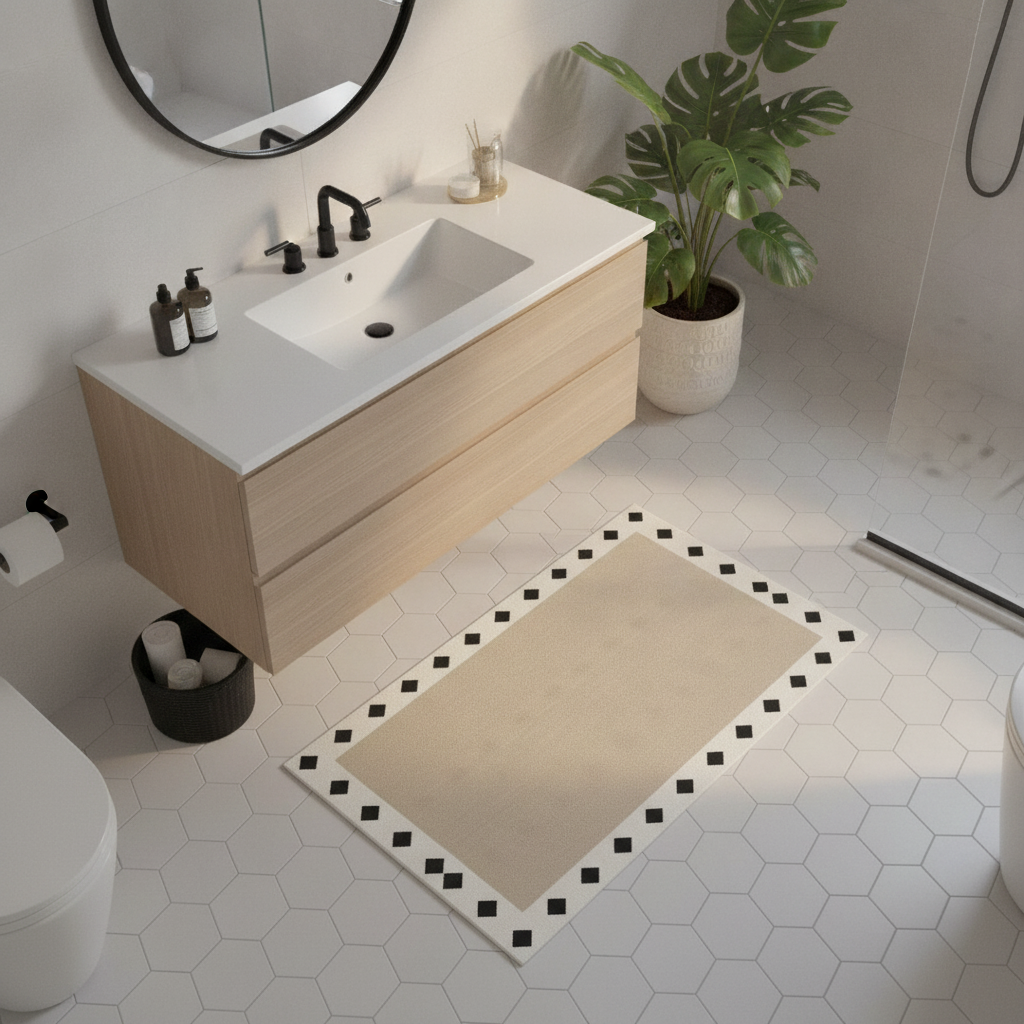 Diatomite Design Bath Mat