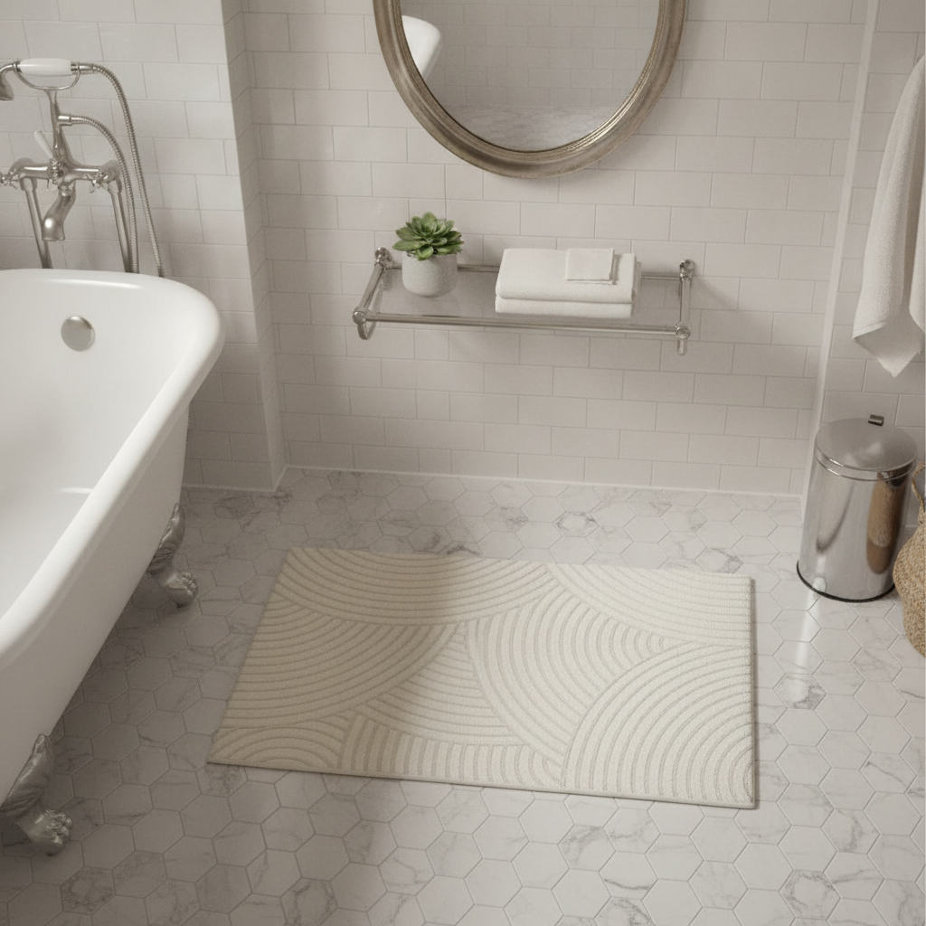 Design Pattern Bath Mat