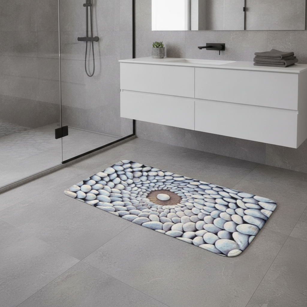 Effect Pebble 60x90cm Bath Mat