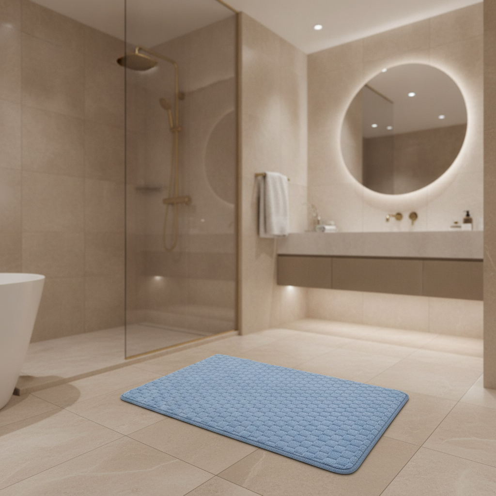 Blue Light Bath Mat
