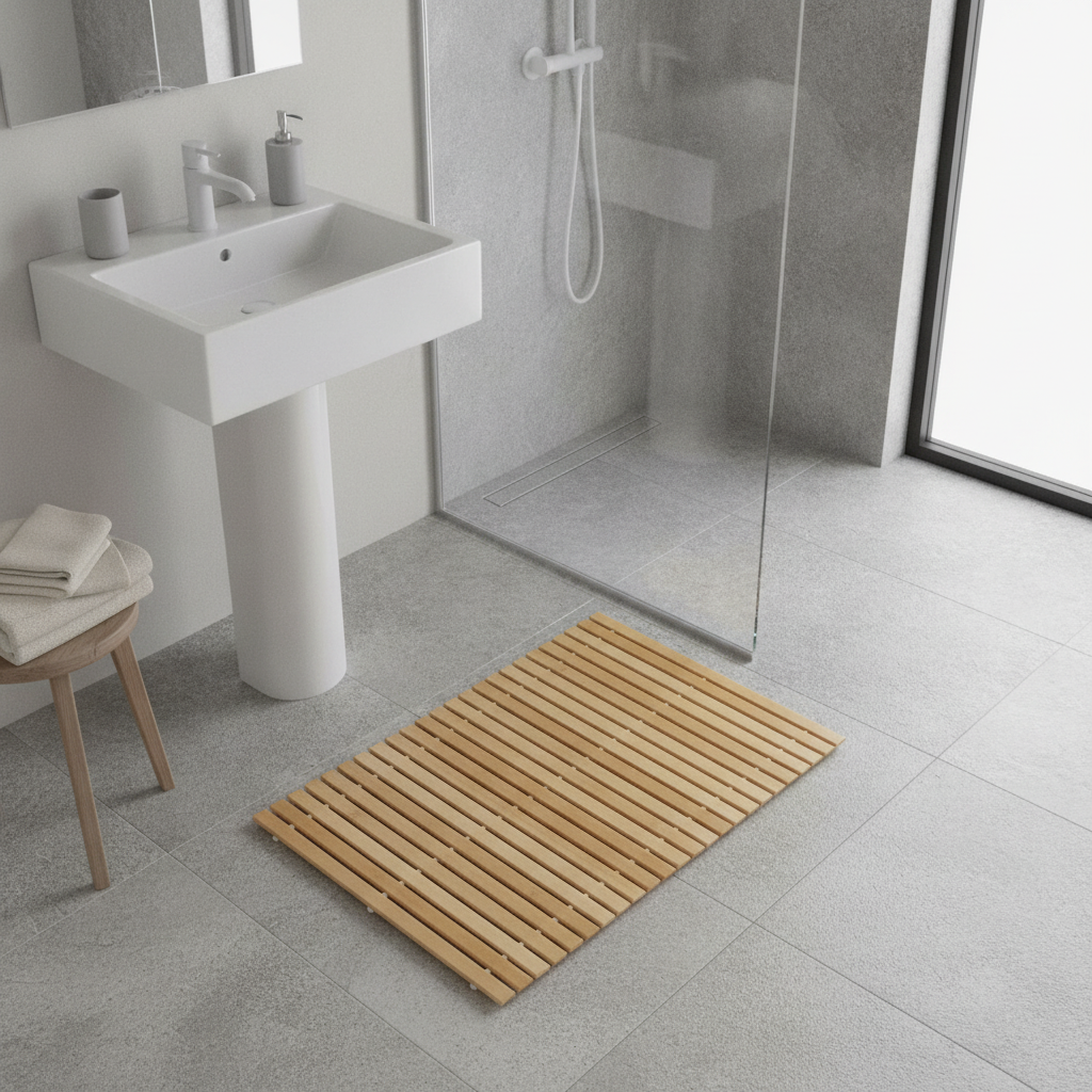 Bamboo Bathroom Rug