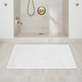 White Circle Bath Mat