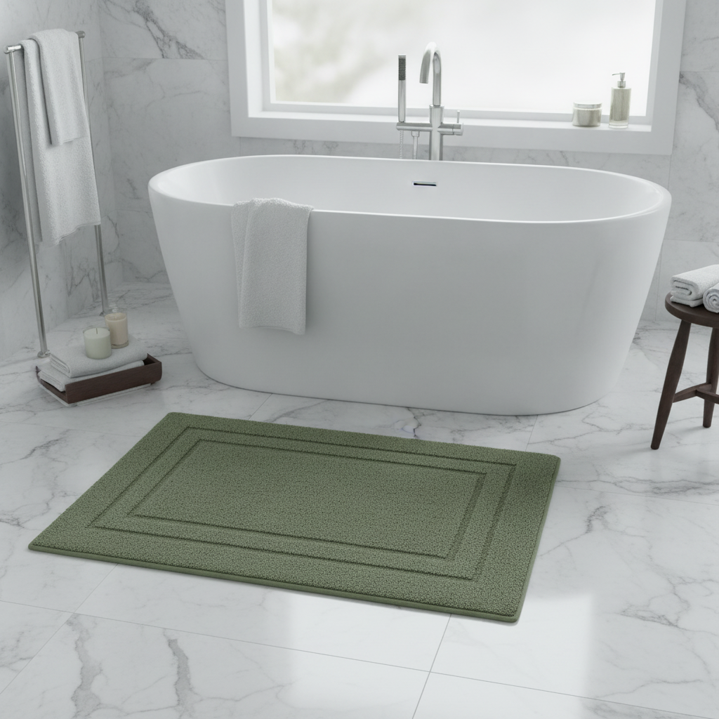 Absorbent Bathroom Rug