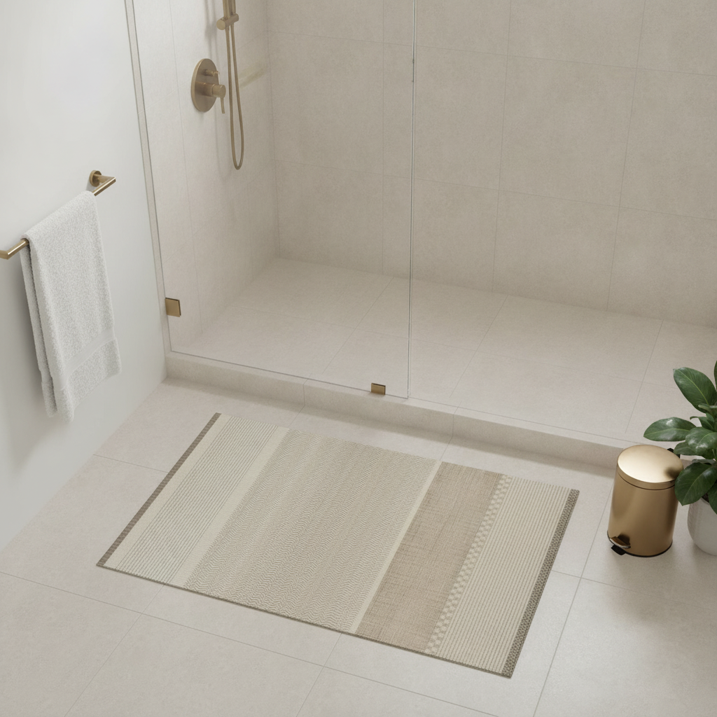 Design Gray Bath Mat