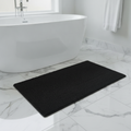 Black Bathroom Runner