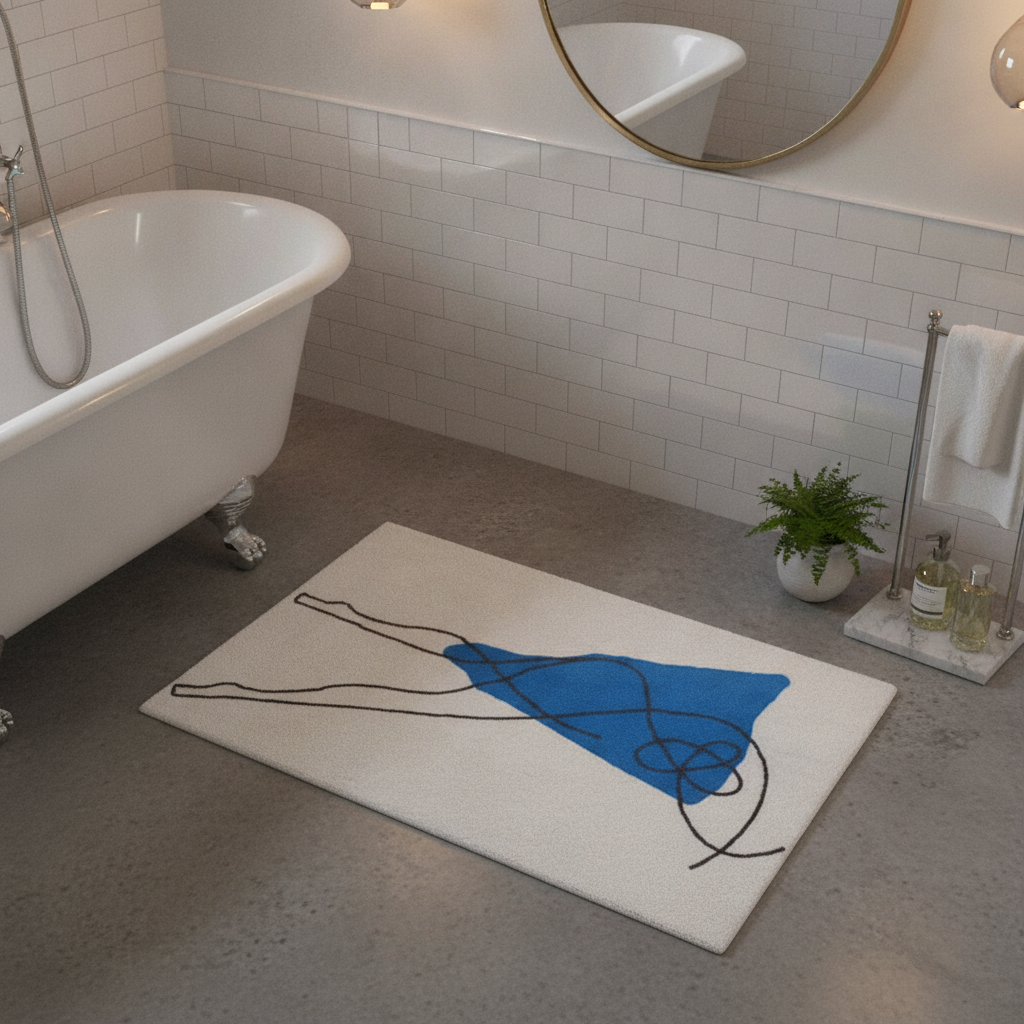 Abstract Art Bath Mat