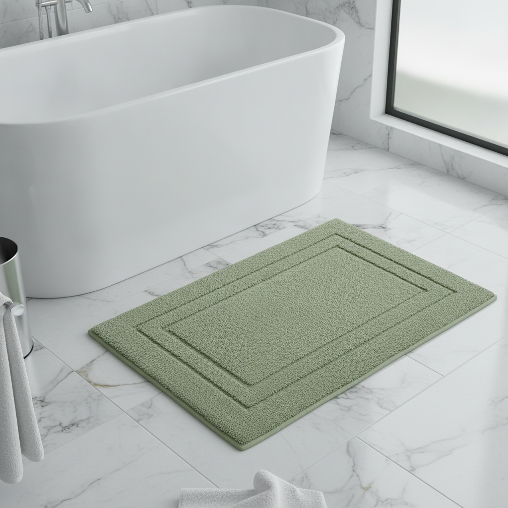 Absorbent Bathroom Rug