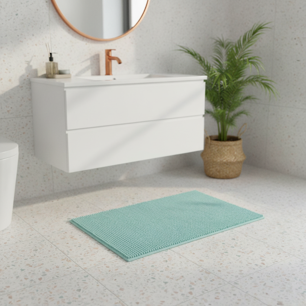 Turquoise Bath Mat