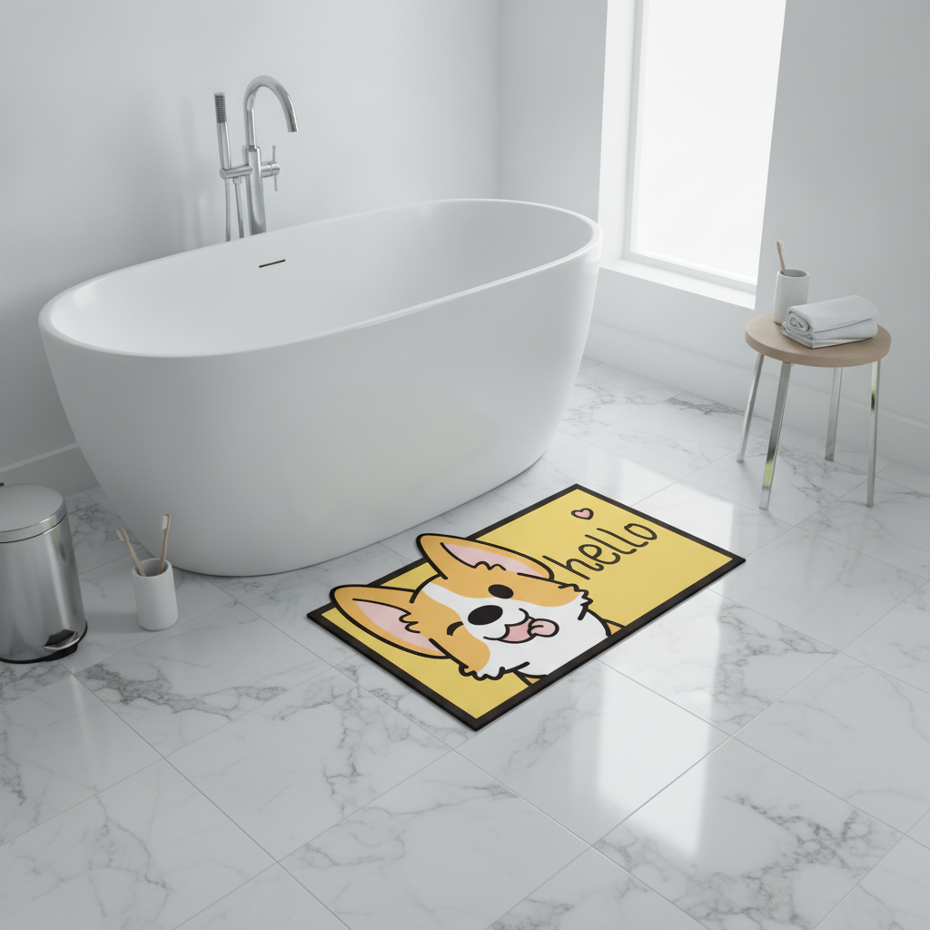 Corgi Bath Mat