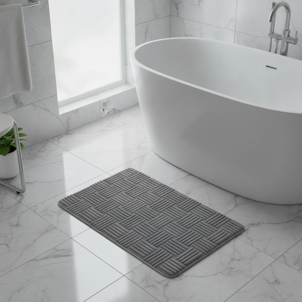 Design Thick Bathroom Rug