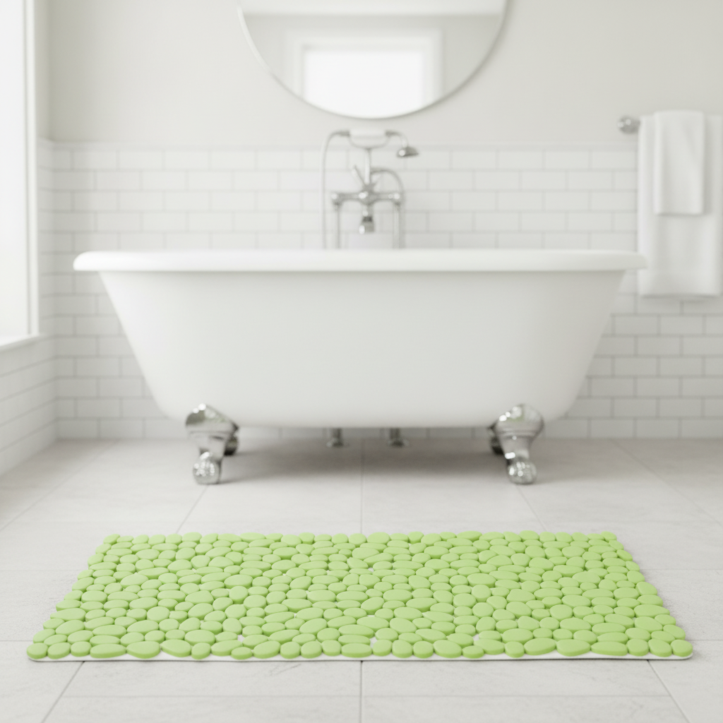 Non-Slip Plastic Pebbles Bath Mat