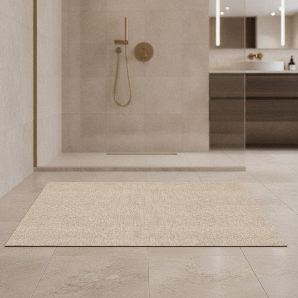 Cream Bath Mat