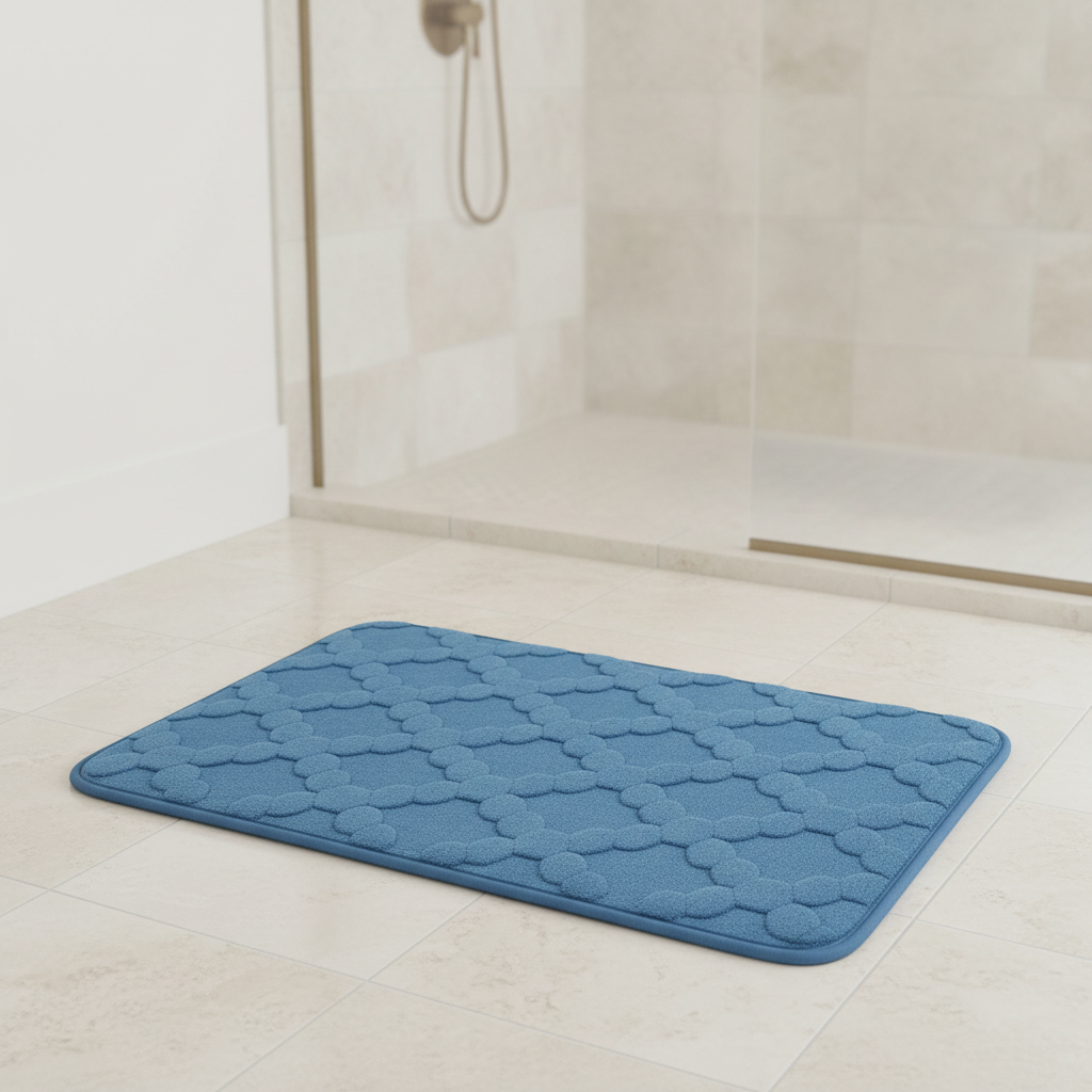 Absorbent Microfiber Bathroom Rug