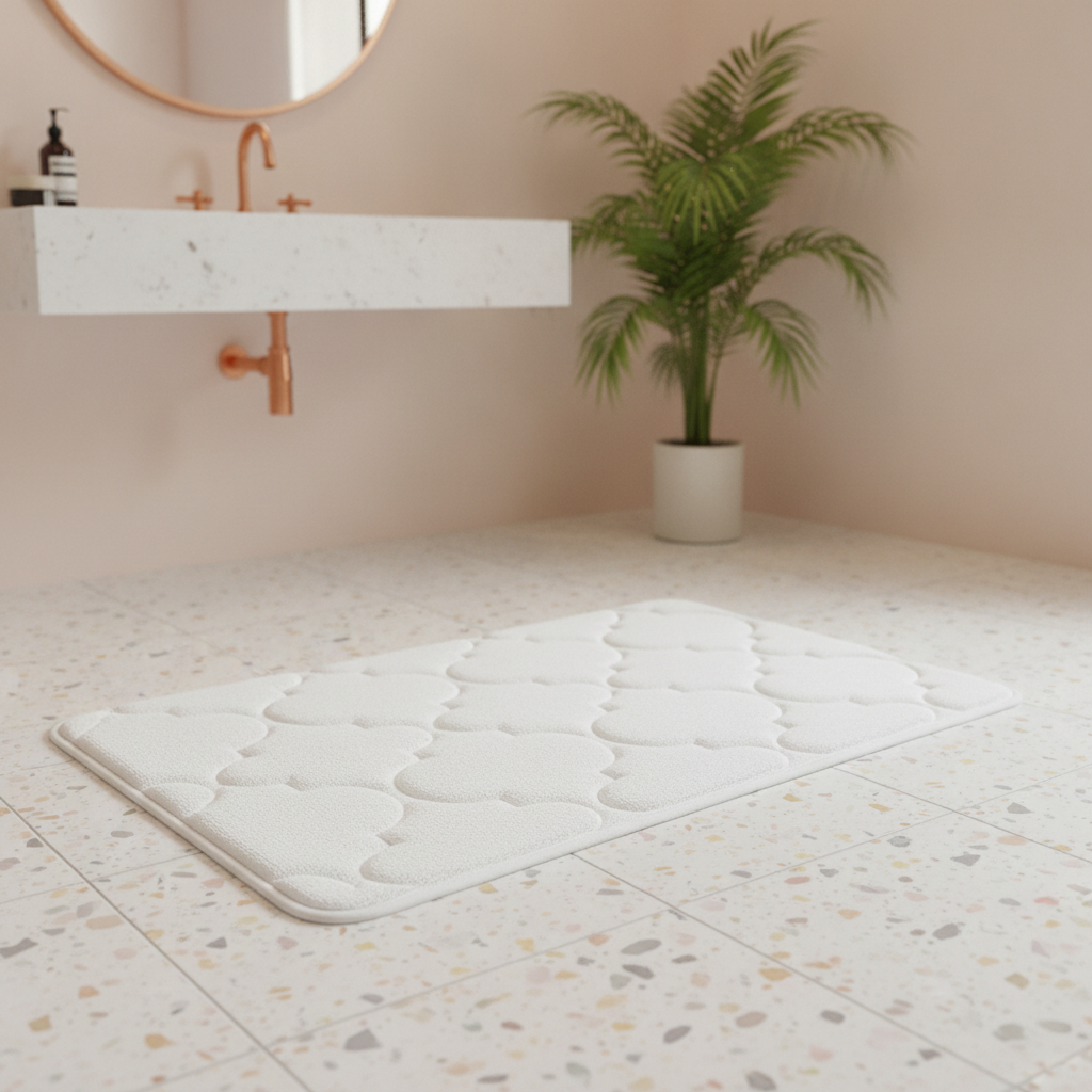Memory Shape Bath Mat - color variations