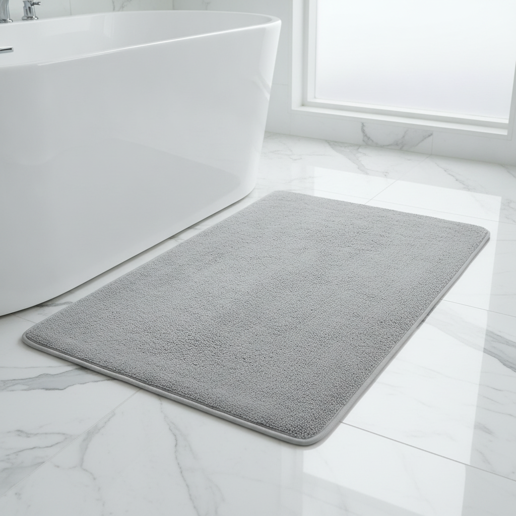 Large Microfiber Bathroom Rug