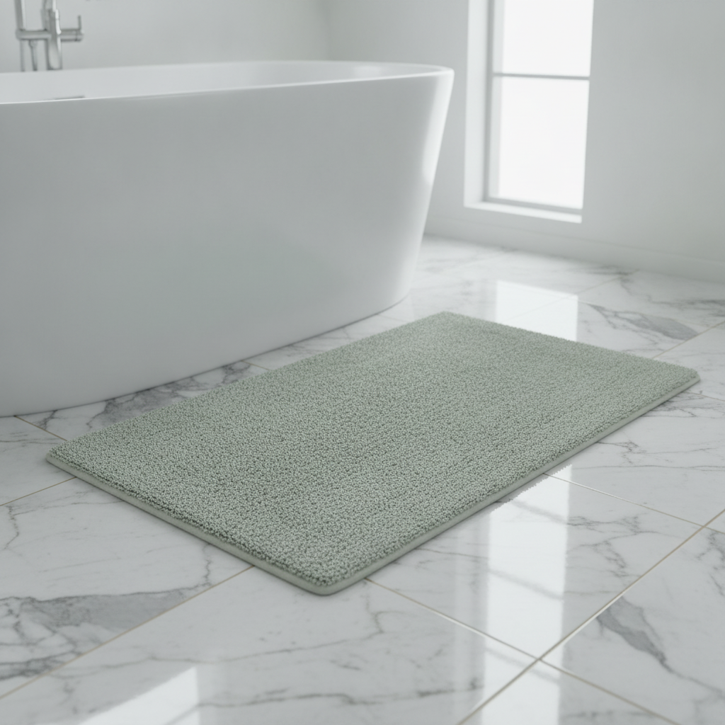 Gray Light Bath Mat