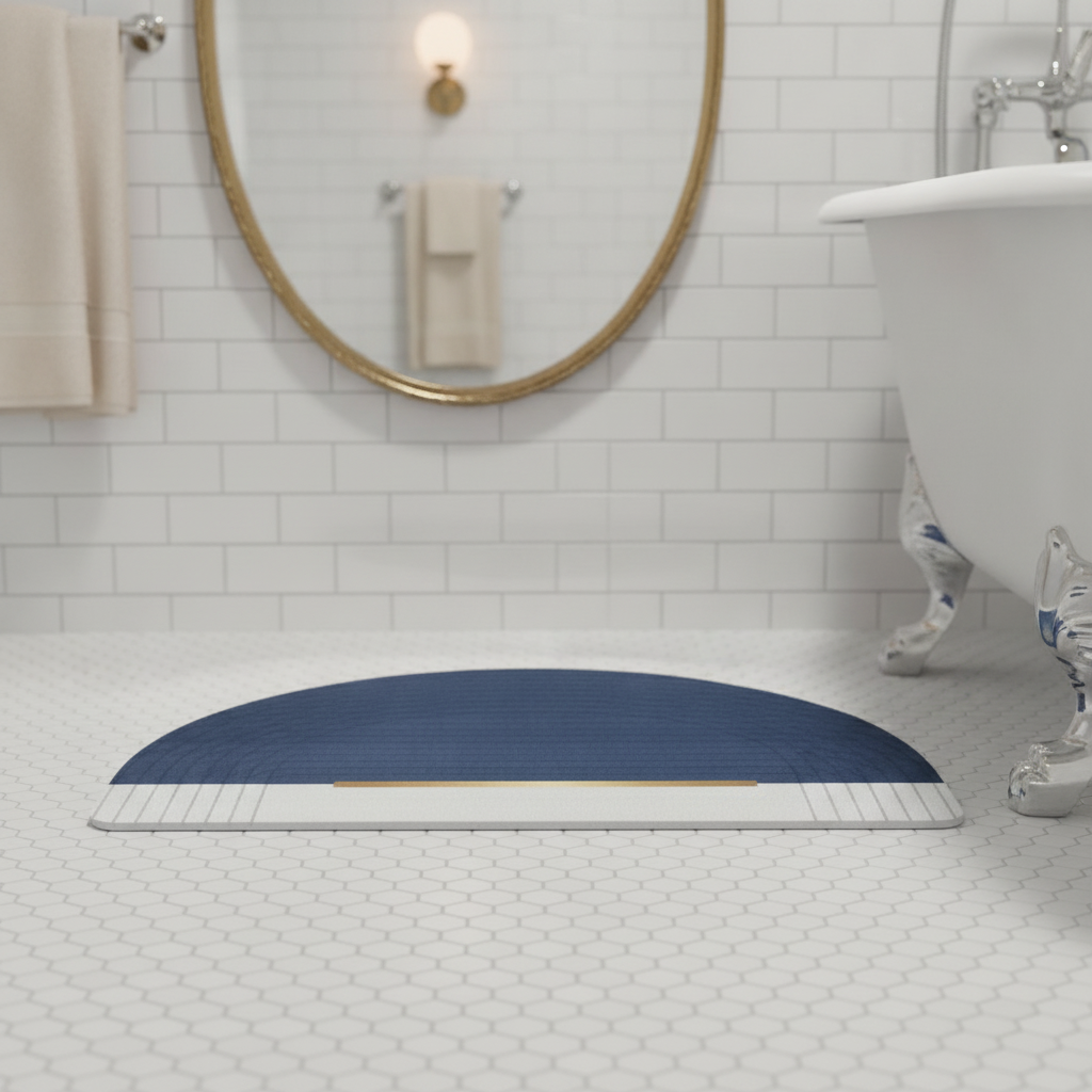 Half Round Bath Mat