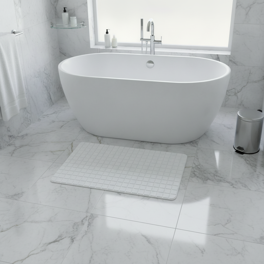 Fond Bathrug Bath Mat - bathroom setting
