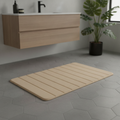 Thick Beige Bath Mat