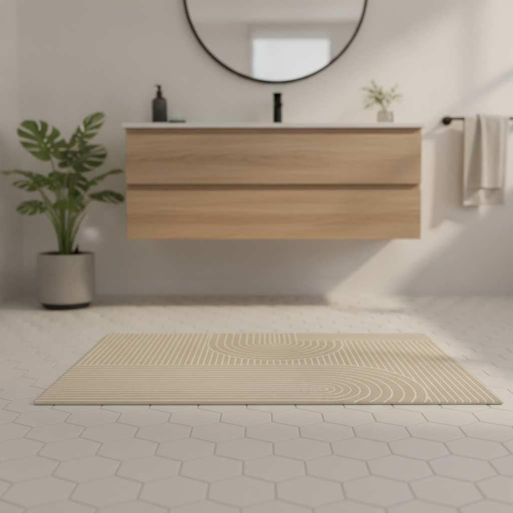 Brown Bathroom Rug