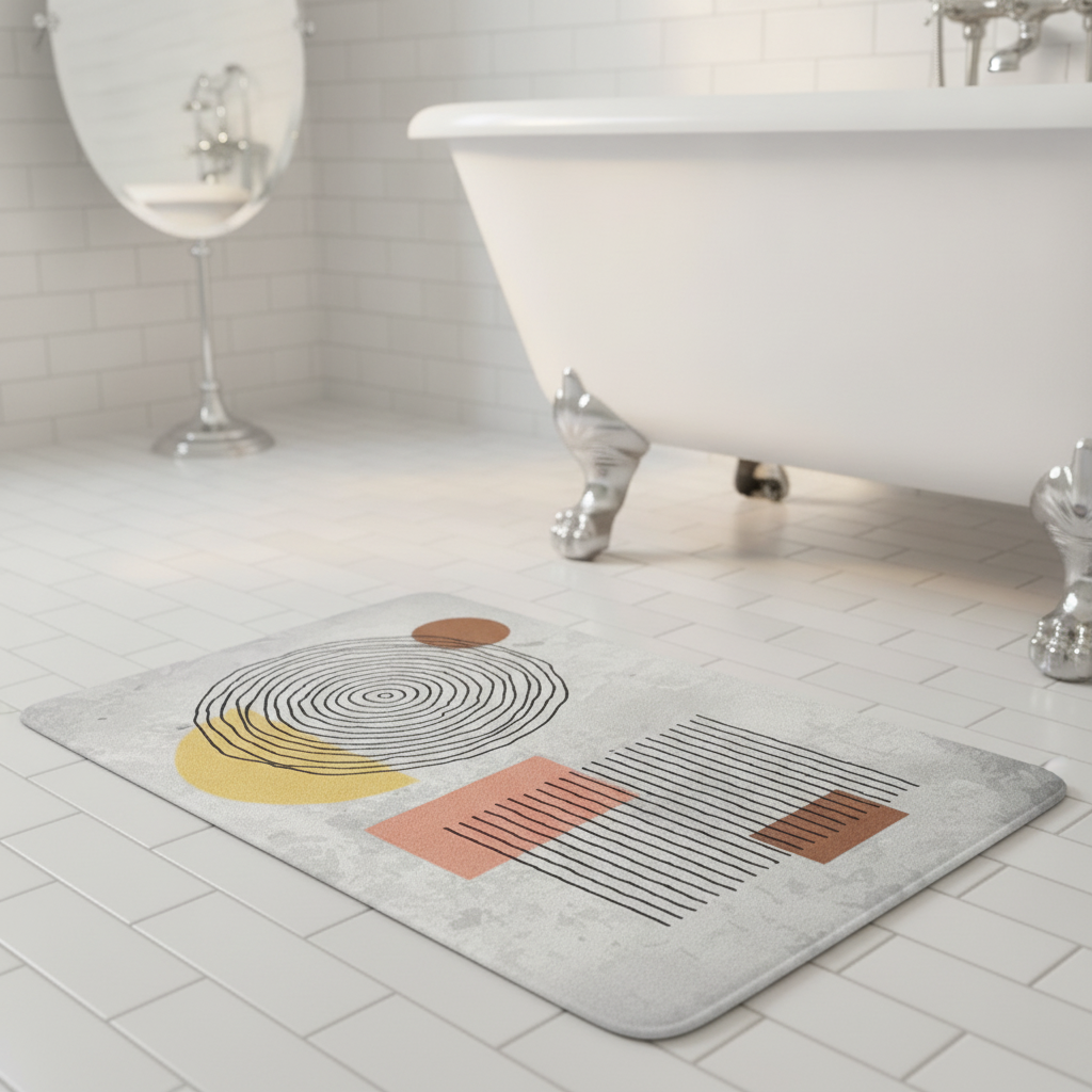 Absorbent Diatomaceous Earth Bath Mat
