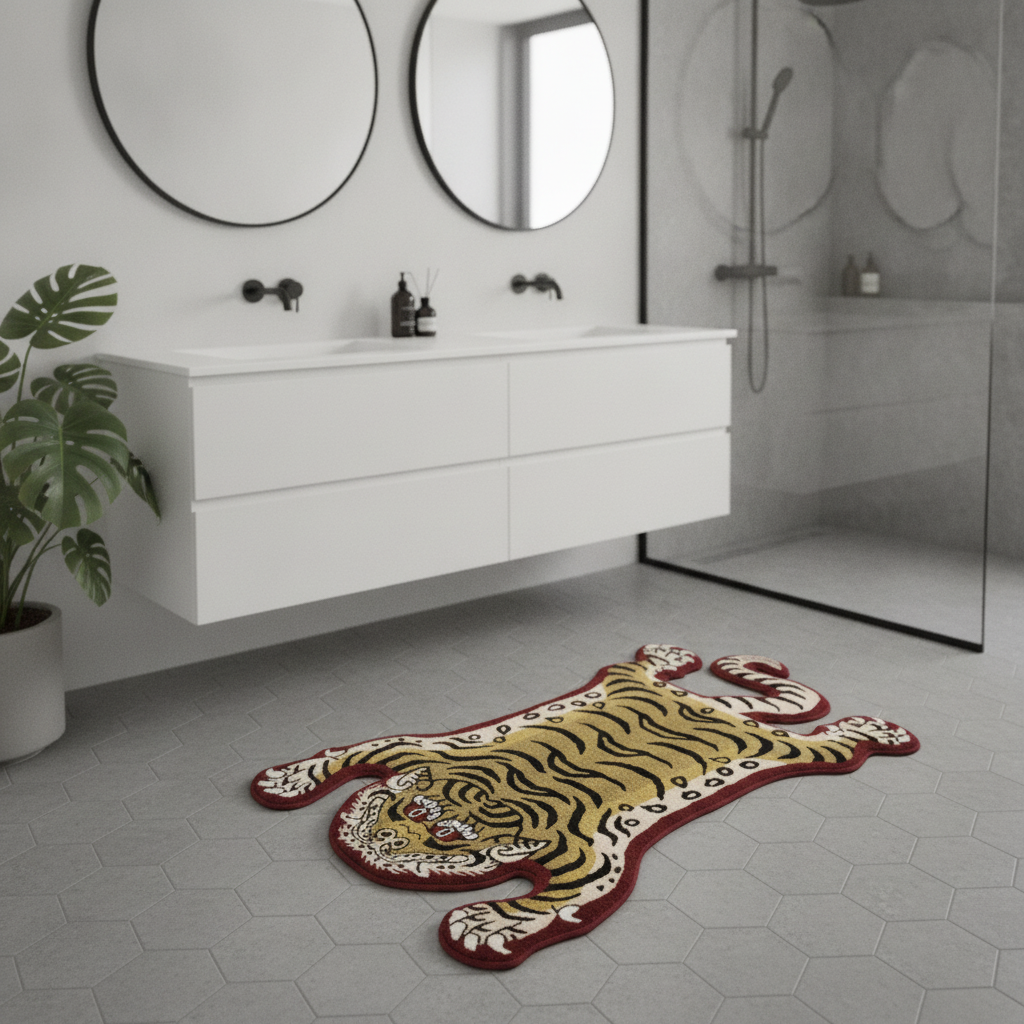 Shape Originale Bath Mat - bathroom setting