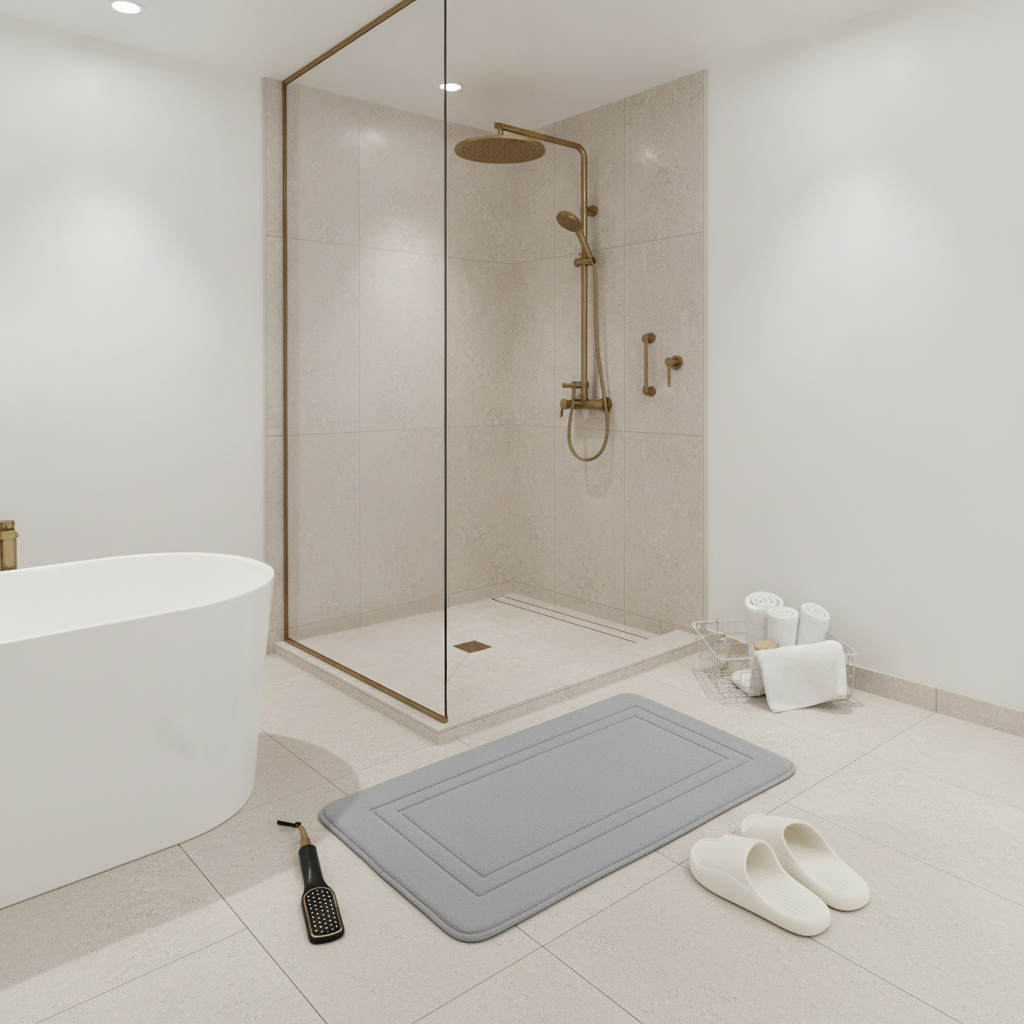 Memory Shape Bathroom Rug