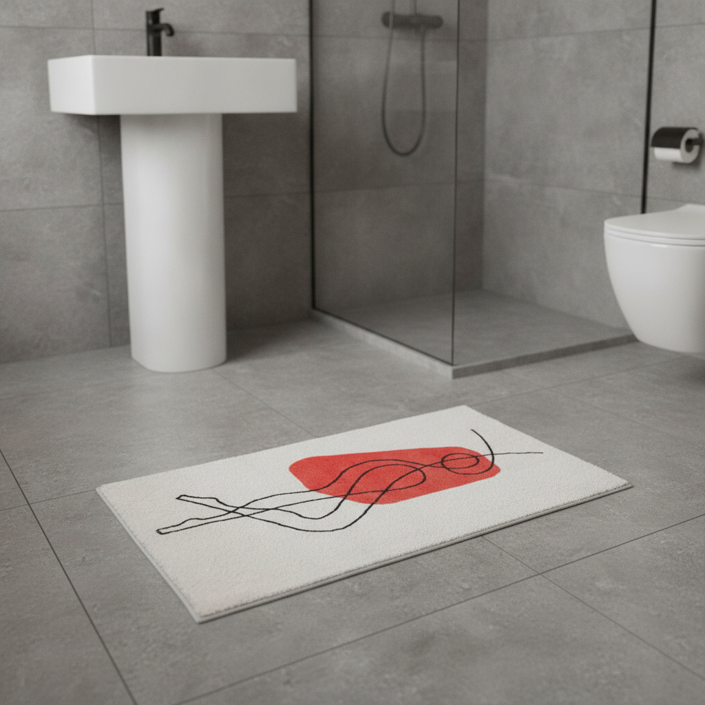 Abstract Art Bath Mat - view 30