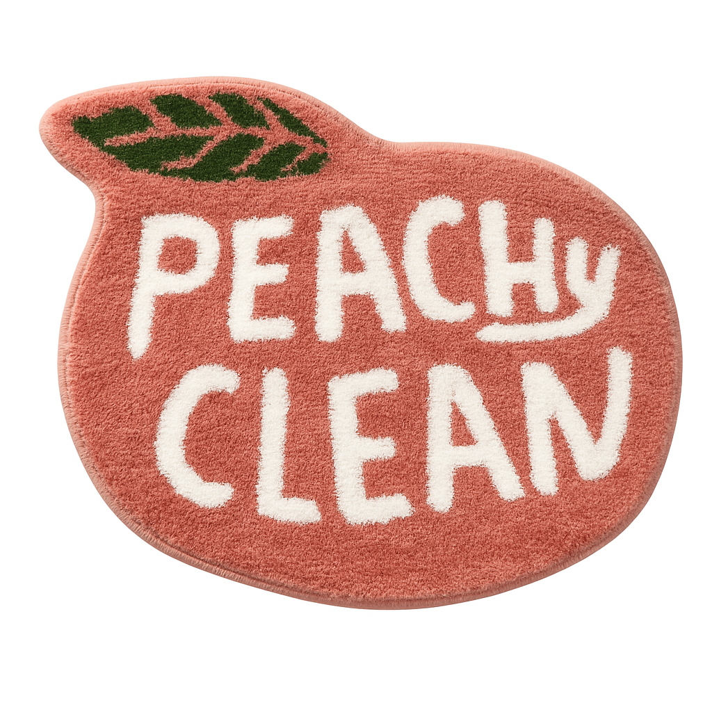 Peach Bath Mat