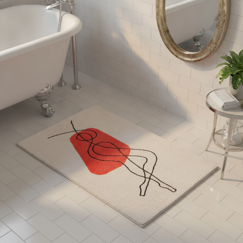 Abstract Art Bath Mat