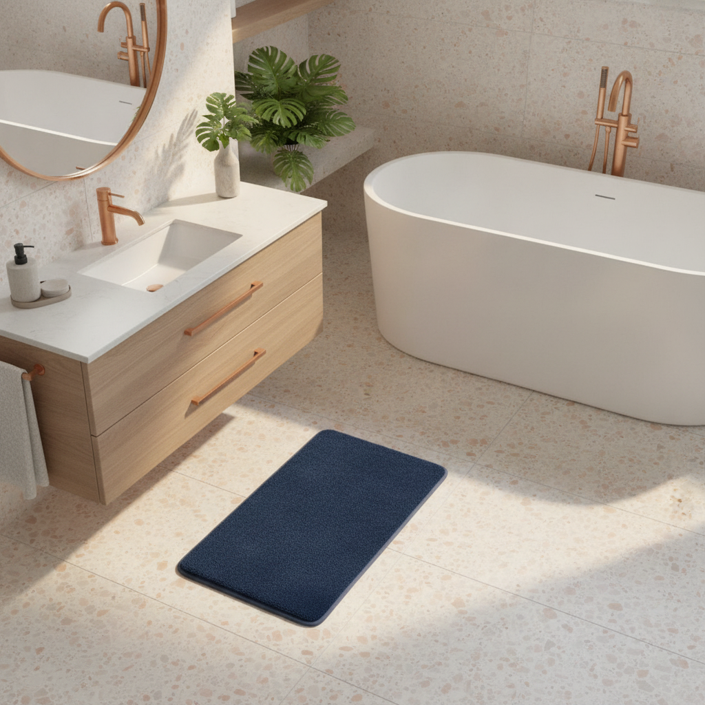 Blue Night Bath Mat