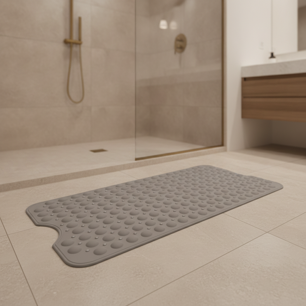 Bathrug Non-Slip Gray Bath Mat - color variations