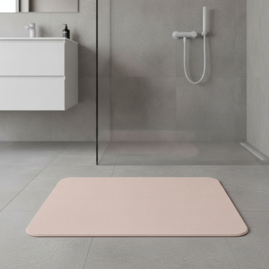 Absorbent Diatomite Bath Mat - color variations