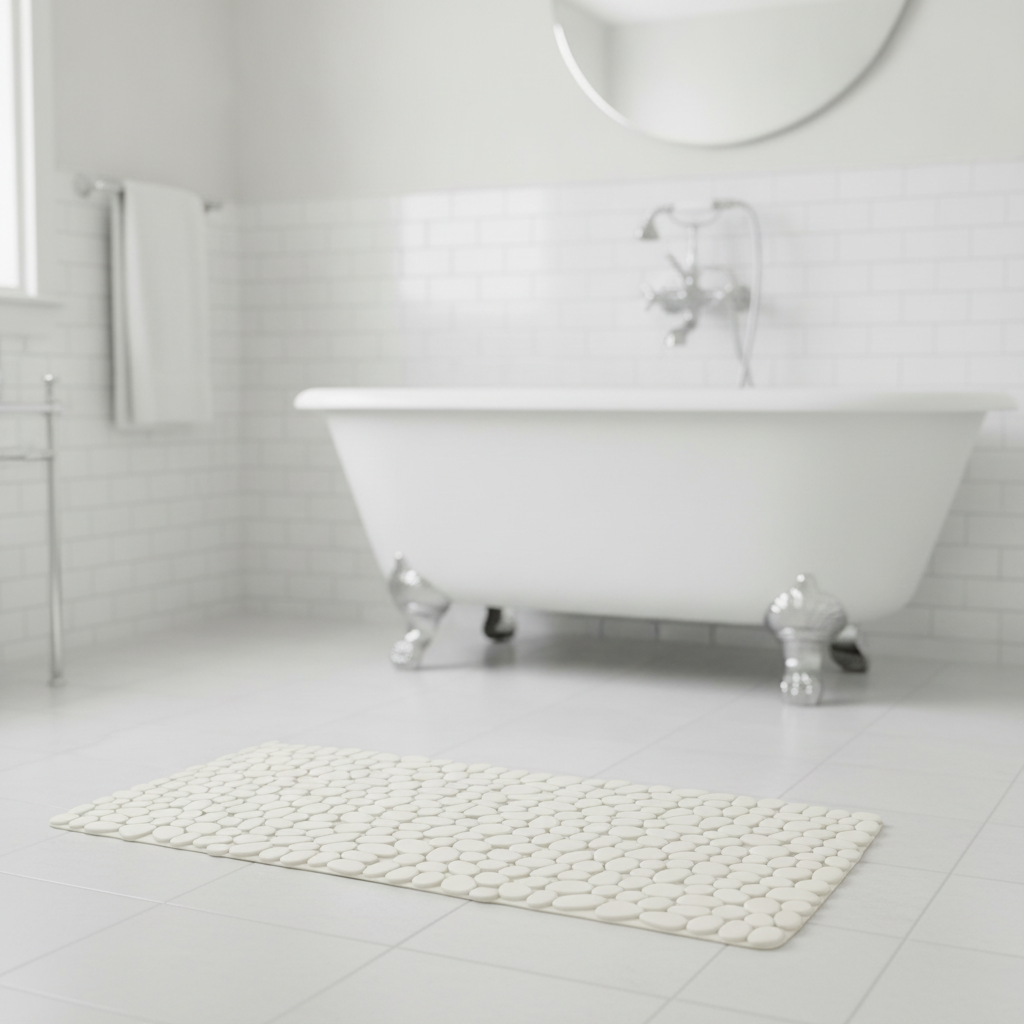 Non-Slip Plastic Pebbles Bath Mat - view 9