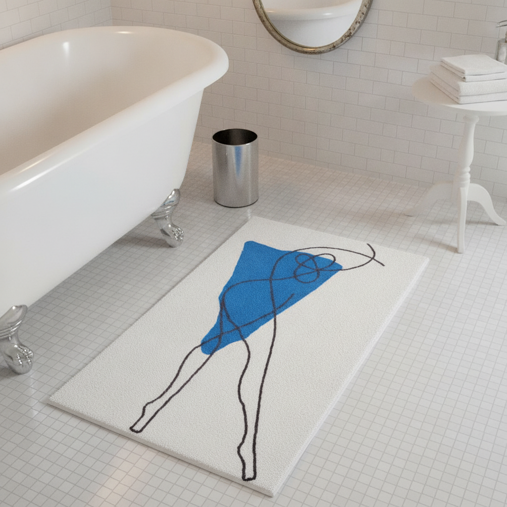 Abstract Art Bath Mat