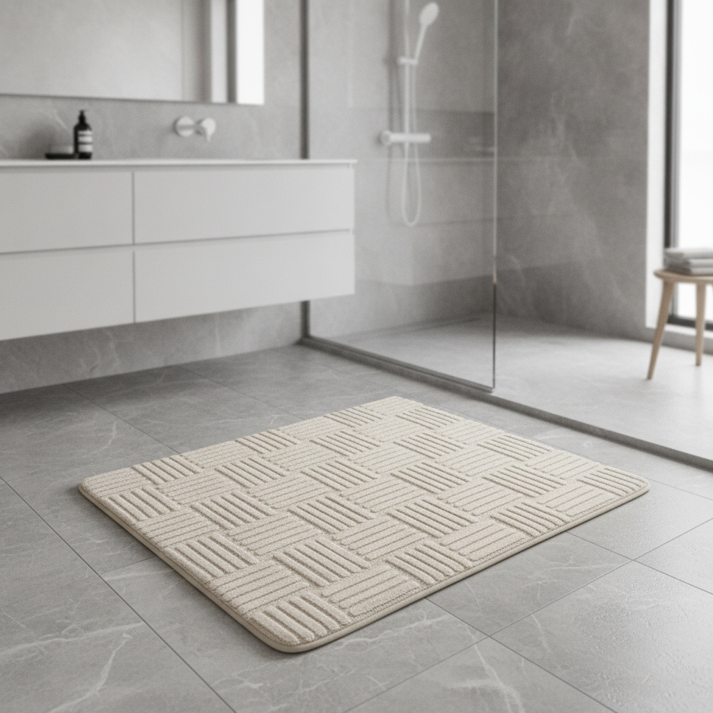 Design Thick Bathroom Rug